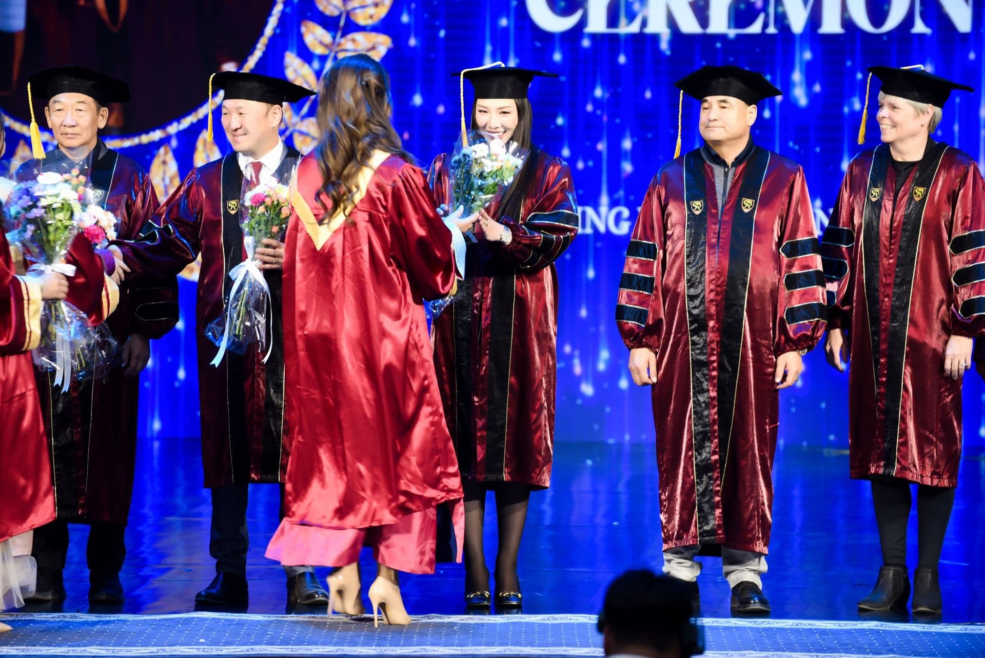 RIU graduation ceremony on stage